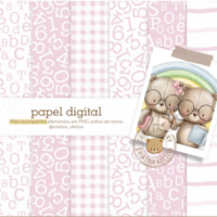 Kit Digital Dia dos Professores Rosa