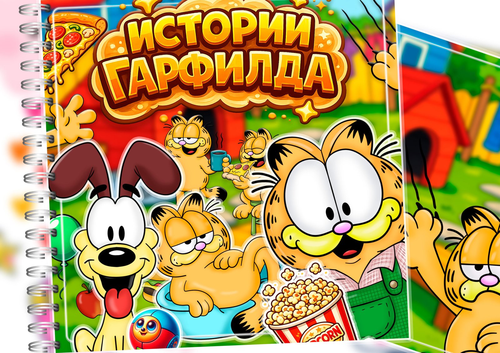 Livro-Interativo-Garfield-21x21-1 Livro Interativo Garfield 21x21 - Imagem 1