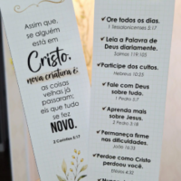 Marca Páginas Check List do Cristão
