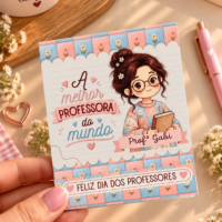 Menininhas Porta Folhas Dia dos Professores