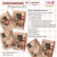 Pack Dia dos Professores N 2 A5 Caderno + Planeamento + Agendas Não Datada