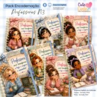 Pack Dia dos Professores N3 A5 7 Capas 1 Miolo