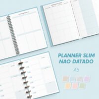 Planner Slim Não Datado A5