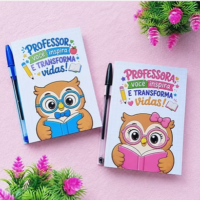 Bloquinho Porta Caneta Dia dos Professores