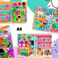 Livro Interativo A6 Mini Sprunki