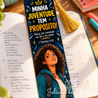 Artes de Marcadores Tema Jovens Cristãos PDF Pronto para Imprimir
