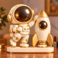 3D Cozy Astronaut And Golden 160927807