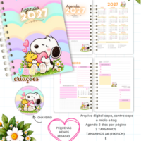 Agenda Snoopy A6 e Slim
