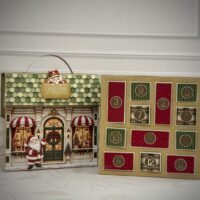 Calendário do Advento Natalino Casa 3D