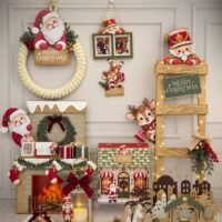 Natal Enfeites e Decoração 3D