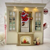Kit Carta para Papai Noel Casa 3D Natal