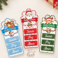 Porta 3 Bis Natalino Papai Noel Rena e Presépio