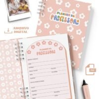 Arquivo Kit Planner da Professora Permanente Retrô