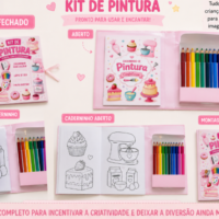 Arquivo de Corte Digital Kit de Pintura