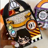 Caixa Doces Ou Travessuras Harry Potter