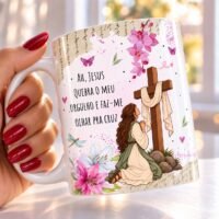 Arte para Caneca Ah, Jesus!