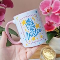 Arte para Caneca Não Perca O Céu de Vista