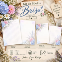 Brisa Suave Miolos 4 A5+a6 Col Encantos da Primavera