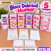 Bloco Dobrável Humor