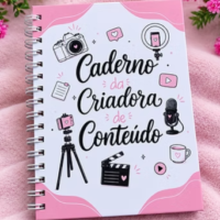 Caderno Criadora de Conteúdo