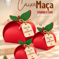 Caixa Maça 3 Dia dos Professores