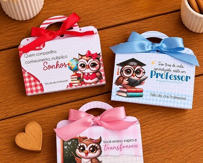 Caixa-com-Alca-para-KitKat-Dia-dos-Professores Caixa com Alça para Kitkat Dia dos Professores - Imagem 1