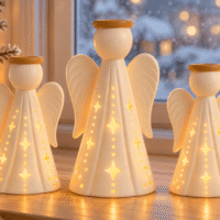 Christmas Angel Lantern Stl Set 161062952