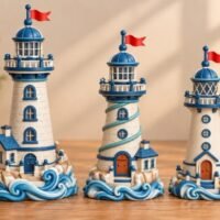 Coastal Lighthouse Trio 3D Stl 160870538