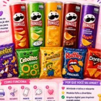 Coleção Salgadinhos Squishys – Moldes para Imprimir e Montar