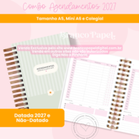 Combo Encadernação Agendamentos