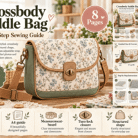 Crossbody Saddle Bag Sewing Pattern 161069115