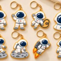 Cute Astronaut Keychain 3D Stl 161104655