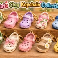 Cute Clog Keychain Collection Designs 160263956