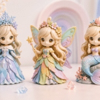 Cute Fantasy Princess Figurines Stl 157563700