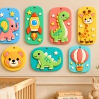 Cute Nursery Animal Wall Decor 160196138