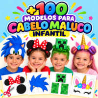 Dia das Crianças Cabelo Maluco