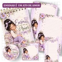 Ensinar É Um Ato de Amor Lilás