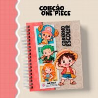 encadernação Escolar One Piece