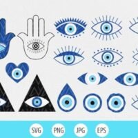 Evil Eye Bundle SVG 32993806