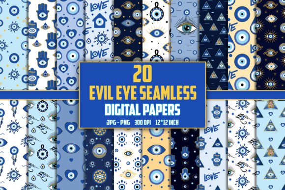 Evil-Eye-Digital-Papers-15714438 Evil Eye Digital Papers 15714438 - Imagem 1
