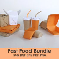 Fast Food Box Mini Template 30156238