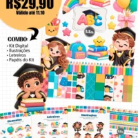 Formatura Abc Combo Ilustrações e Papéis