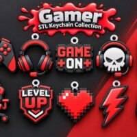Gamer Stl Keychain Collection 159728029