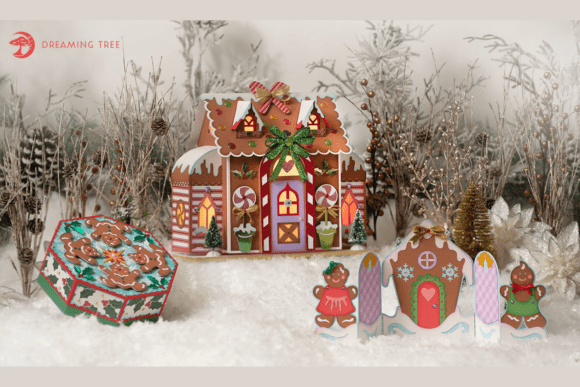 Gingerbread-Junction-SVG-Bundle-130370780 Gingerbread Junction SVG Bundle 130370780 - Imagem 1