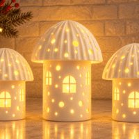 Glowing Mushroom House Lantern Stl 161126245