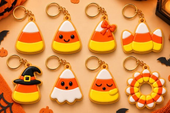 Halloween-Candy-Keychain-3D-STL-161104688 Halloween Candy Keychain 3D Stl 161104688 - Imagem 1