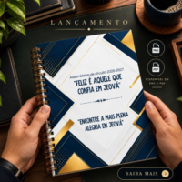 Kit Digital Caderno Masculino de Assembleia de Circuito Geométrico Azul com Temas