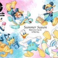Kit Digital Mickey Summer