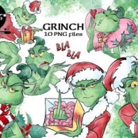 Kit Digital Natal Grinch