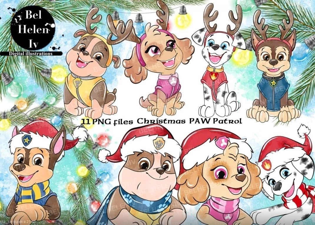 KIT-DIGITAL-PATRULHA-CANINA-NATAL Kit Digital Patrulha Canina Natal - Imagem 1